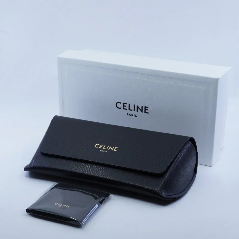 🕶️ New Celine CL40214U 25A Sunglasses - Ivory Frame, Smoke Lenses - Picture 11 of 11